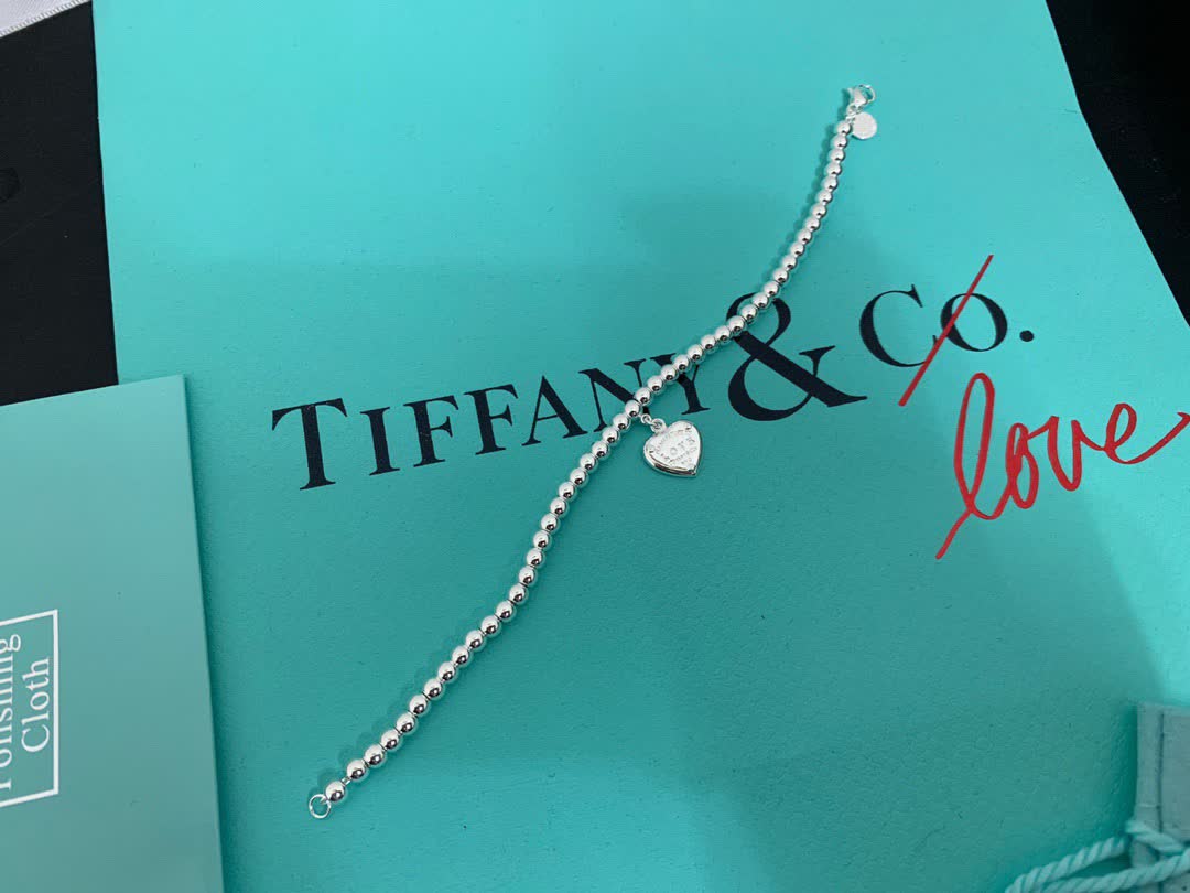 Tiffany & Co. Love Heart Charm Bracelet